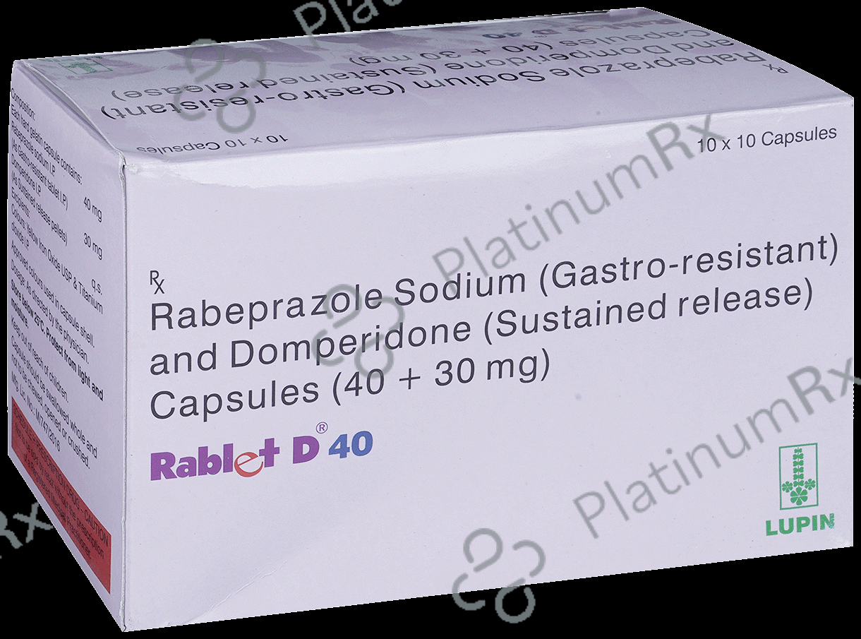 Rablet D 40/30mg Capsule SR 10s