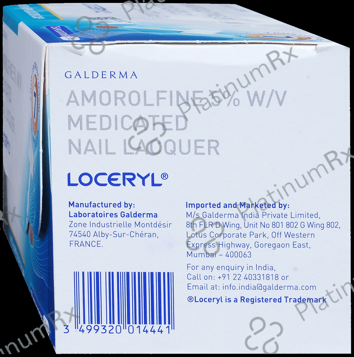 Loceryl 5% Nail Lacquer 1s