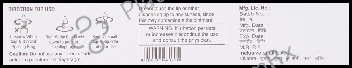 Optithrocin Eye 1% Ointment 5gm