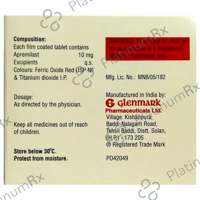 Aprezo 10mg Tablet 4s