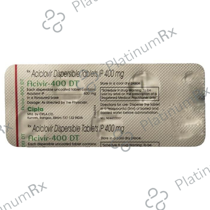 Acivir 400 DT Tablet