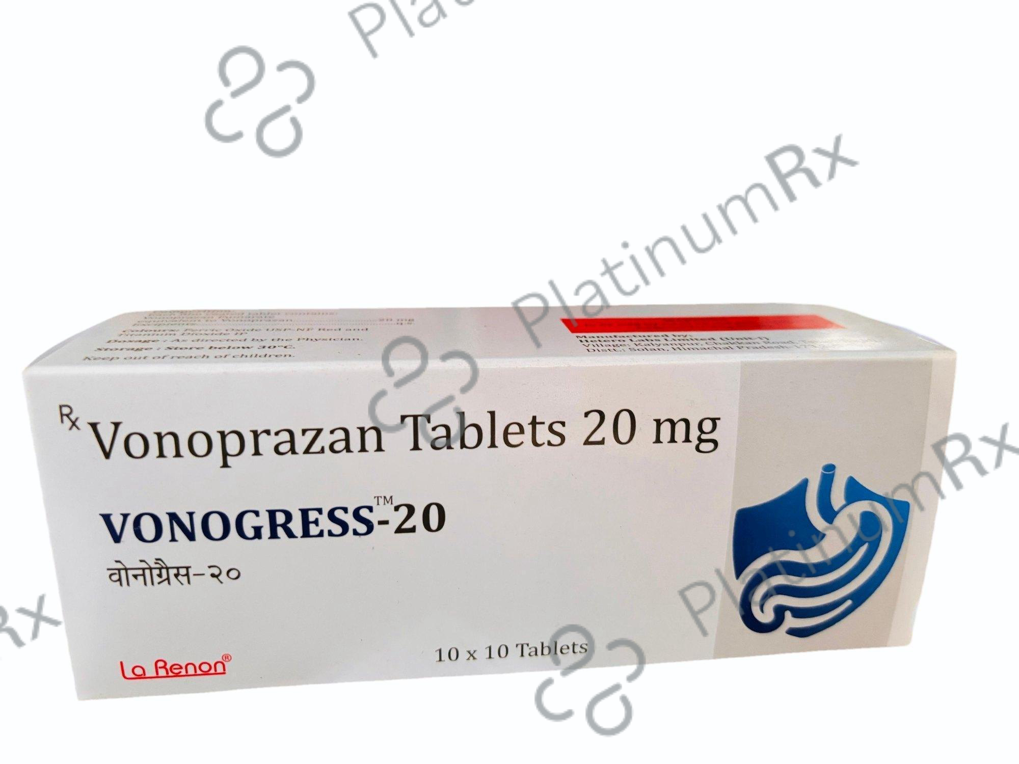 Vonogress 20mg Tablet 10s