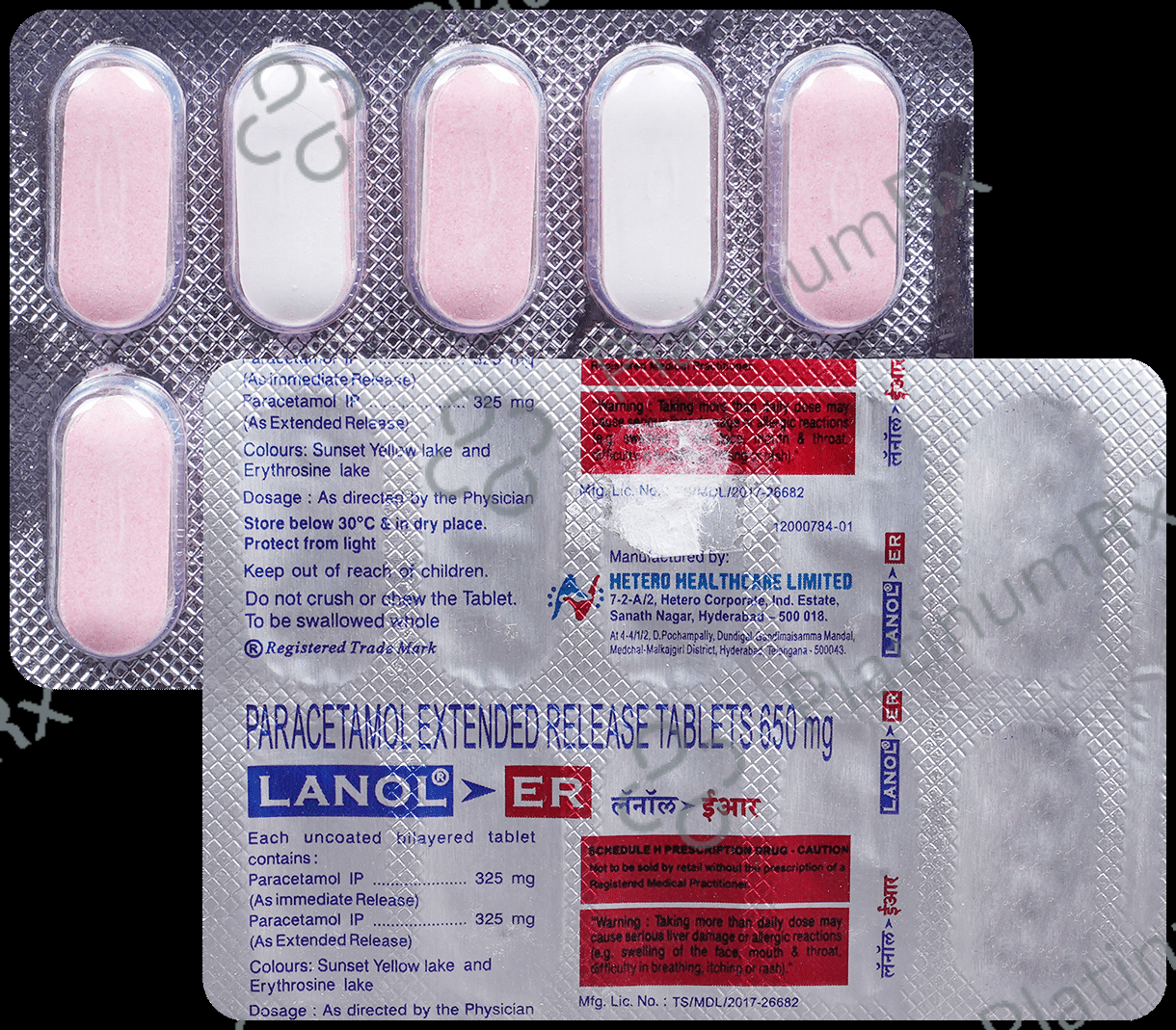 Lanol 650mg Tablet ER 10s