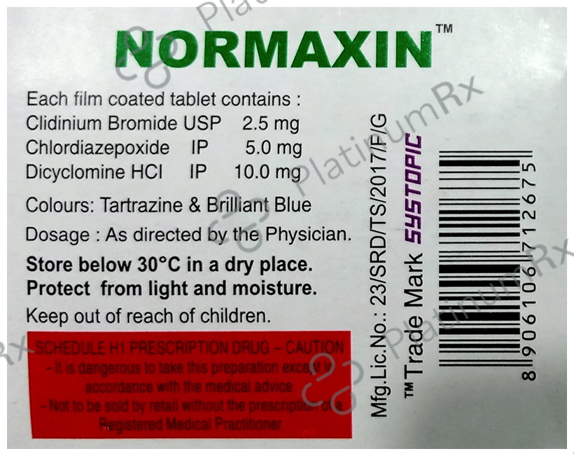 Normaxin Tablet 20s