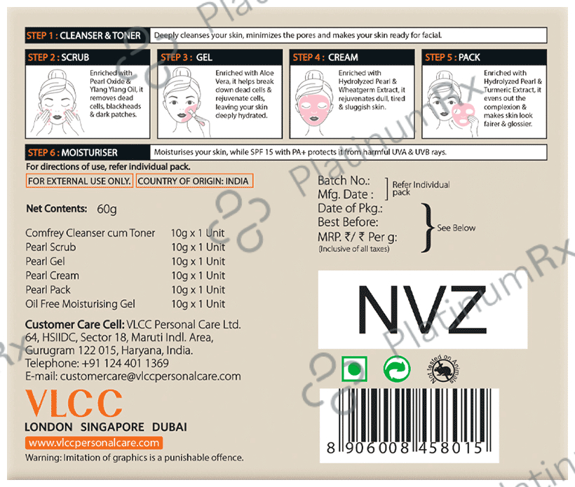 VLCC Pearl Facial Kit
