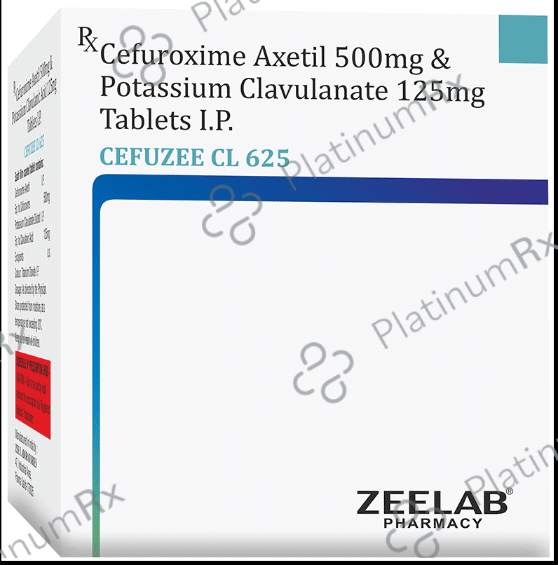 Cefuzee CL 625 Tablet