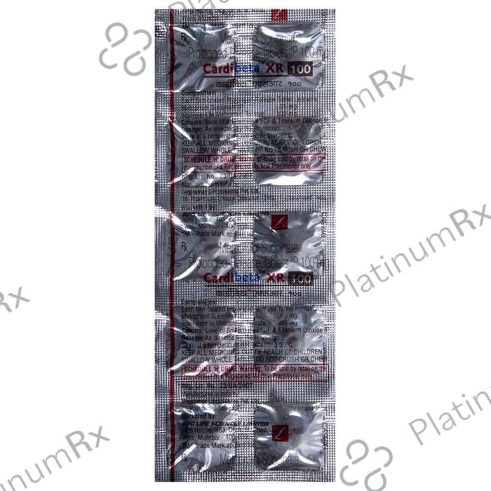 Cardibeta XR 100 Tablet