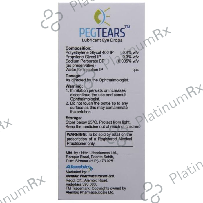 Peg Tears Eye Drop 10ml