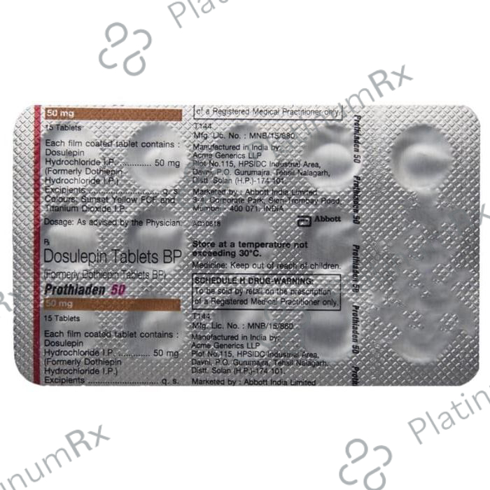 Prothiaden 50mg Tablet 15s