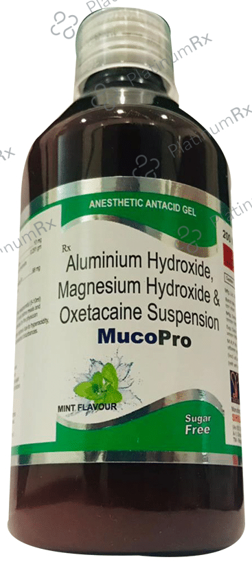 Mucopro Oral Suspension Mint Sugar Free