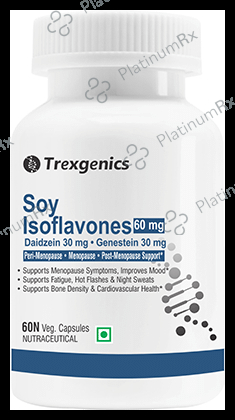 Trexgenics Soy Isoflavones 60 mg Veg Capsule