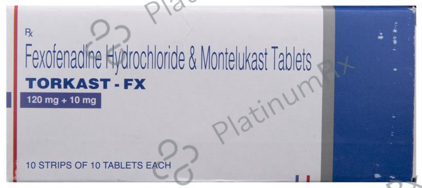 Torkast FX 120/10mg Tablet 10s