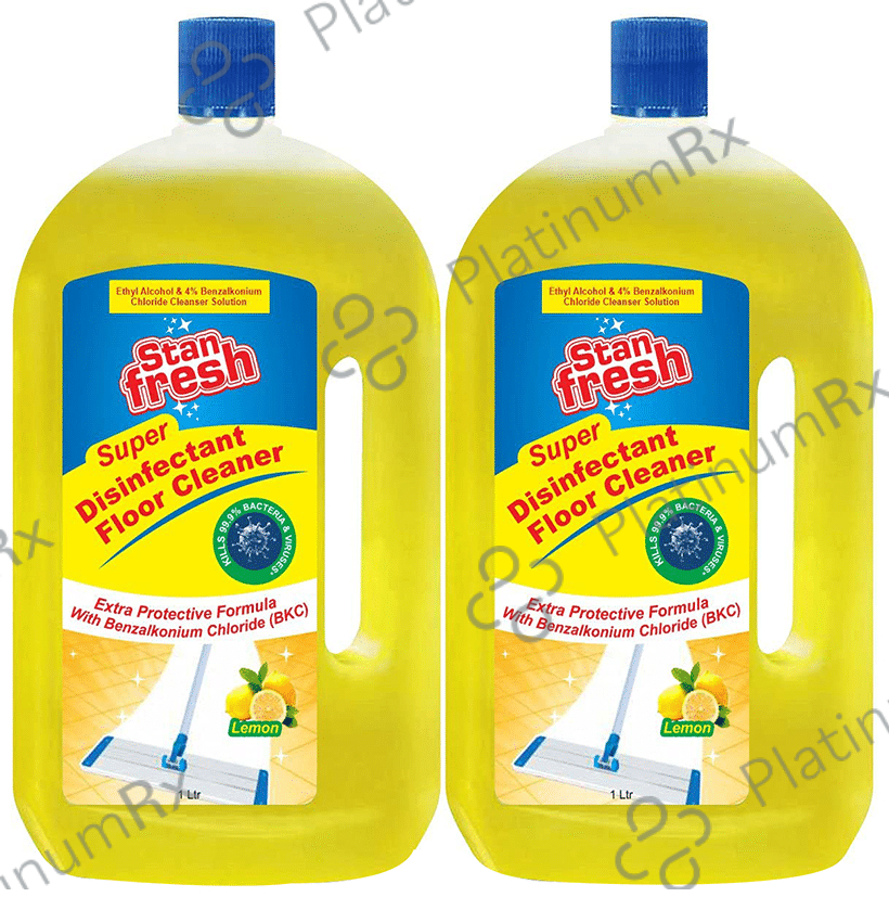 Stanfresh Super Disinfectant Floor Cleaner (1 Litre Each) Lemon