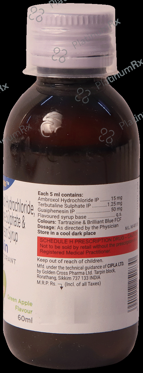 Axalin Expectorant 60ml