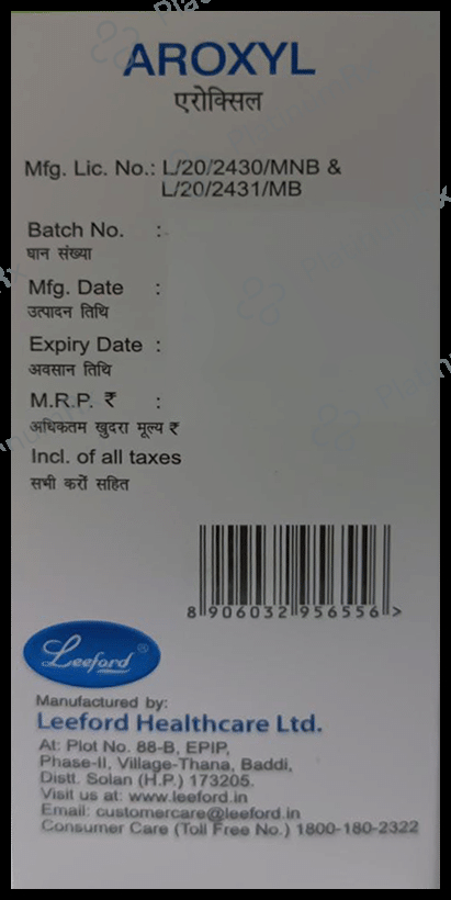 Aroxyl Syrup 100 Syrup
