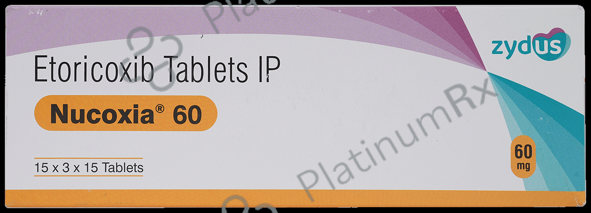 Nucoxia 60mg Tablet 15s