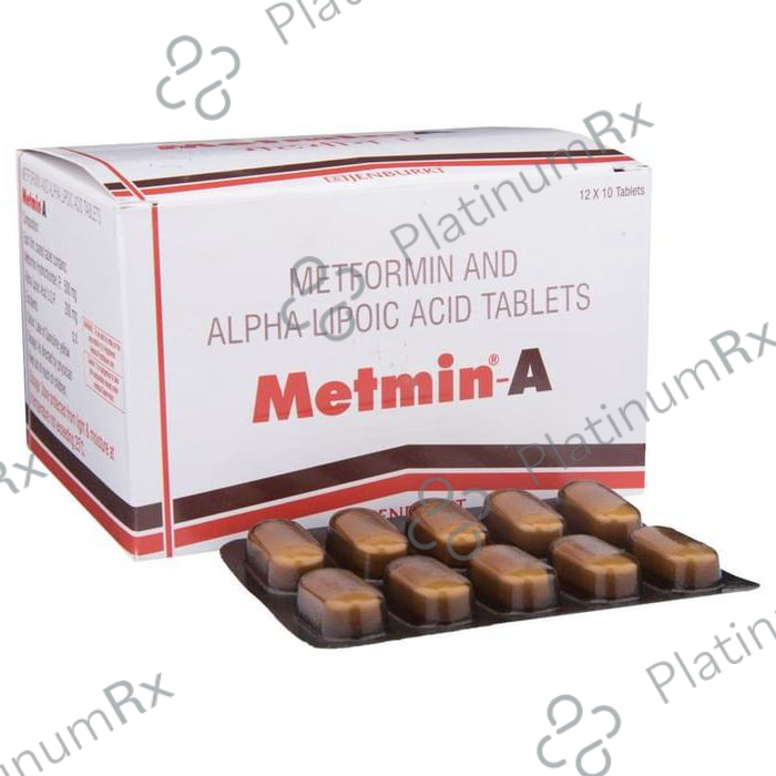 Metmin A 500/200mg Tablet 10s