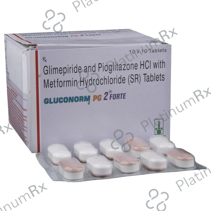Gluconorm PG 2/1000/15mg Tablet SR 10s