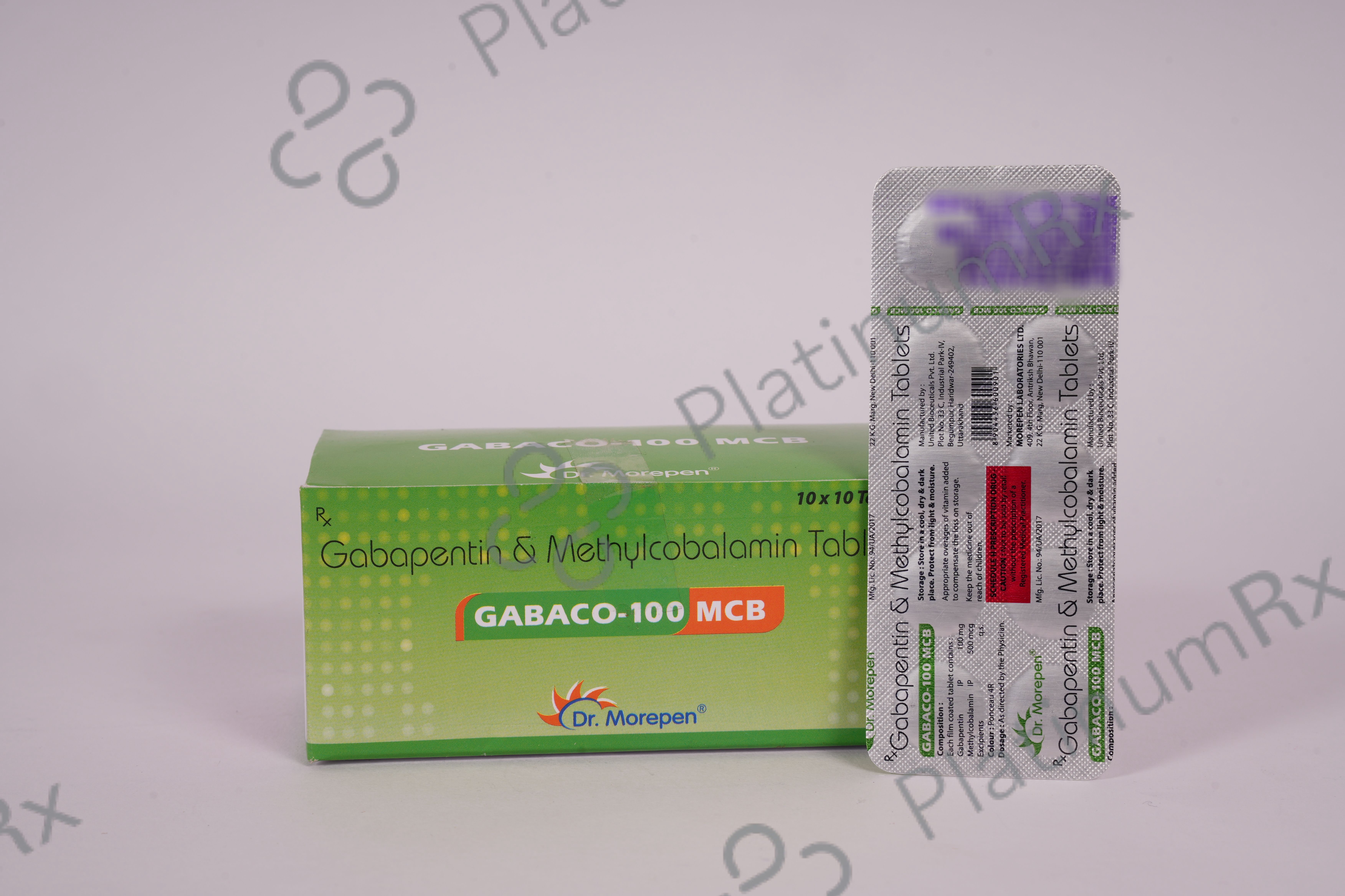 Gabaco 100 MCB Tablet 10s