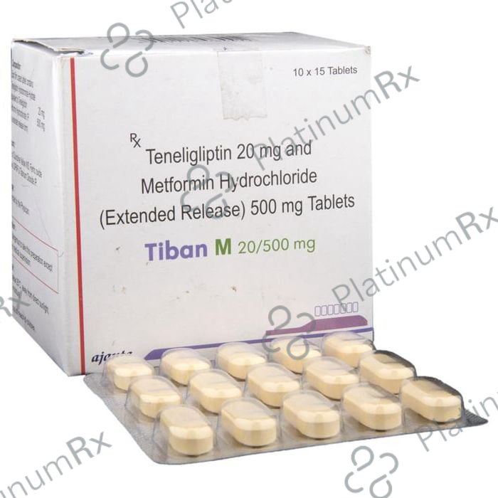 Tiban M 20/500mg Tablet ER 15s