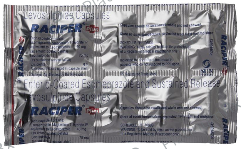 Raciper Plus 40/75mg Capsule SR 10s
