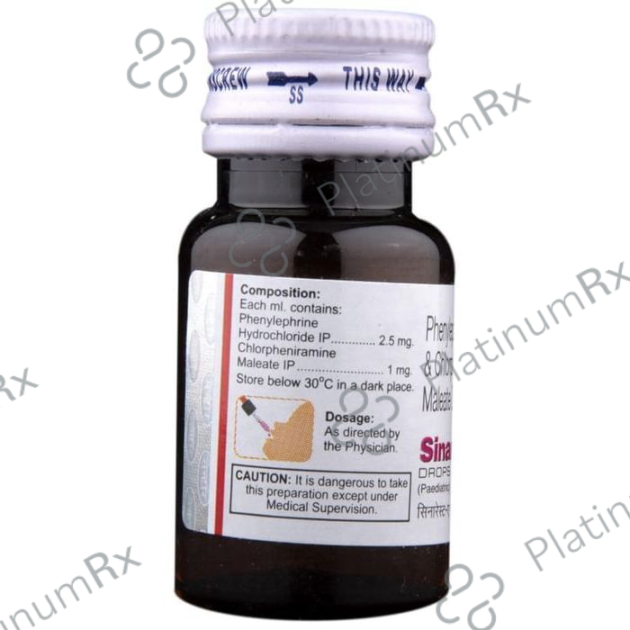 Sinarest AF Paediatric 1/2.5mg Oral Drops 15ml
