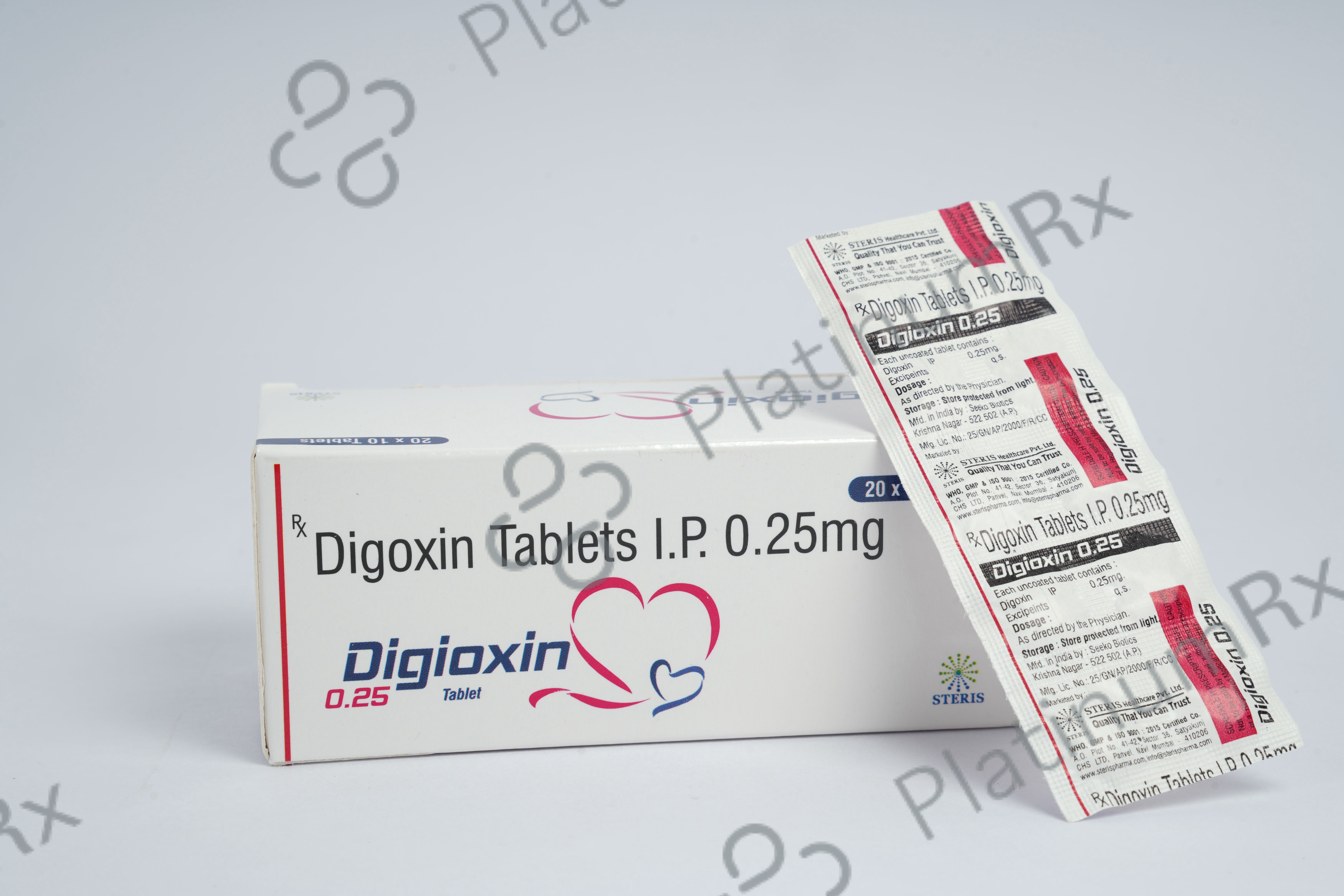 Digioxin 0.25mg Tablet 10s