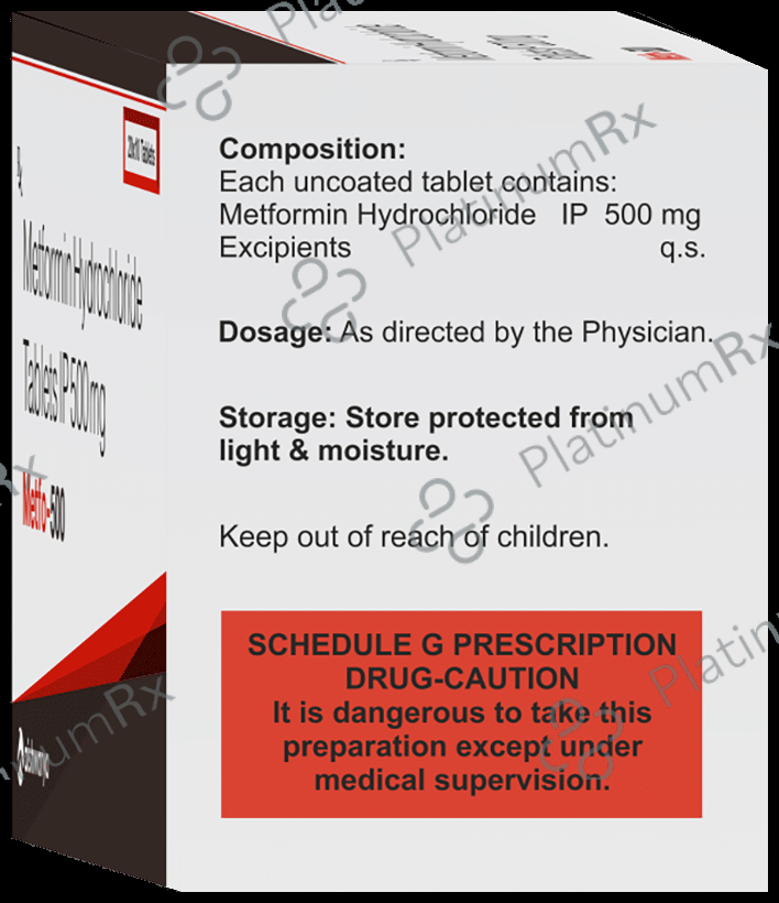 Metfo 500mg Tablet