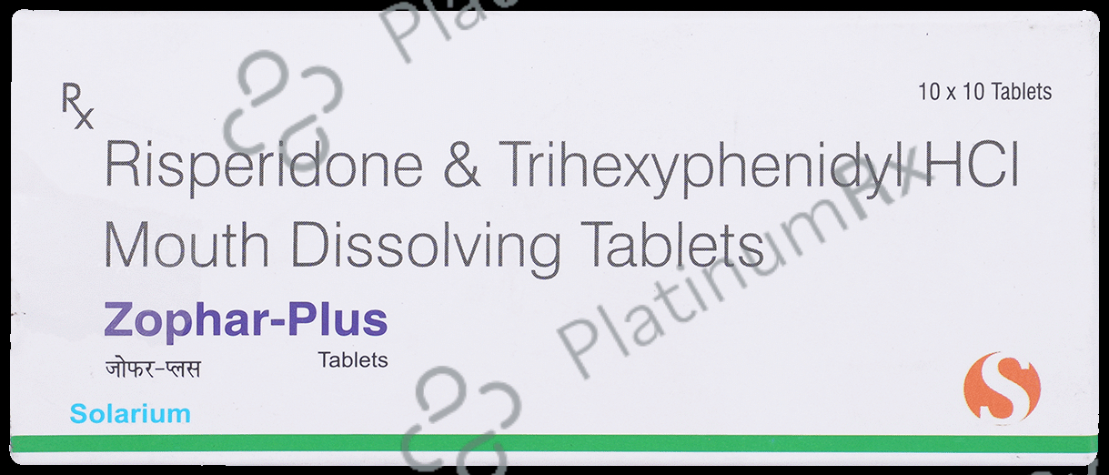 Zophar Plus 3mg/2mg Tablet