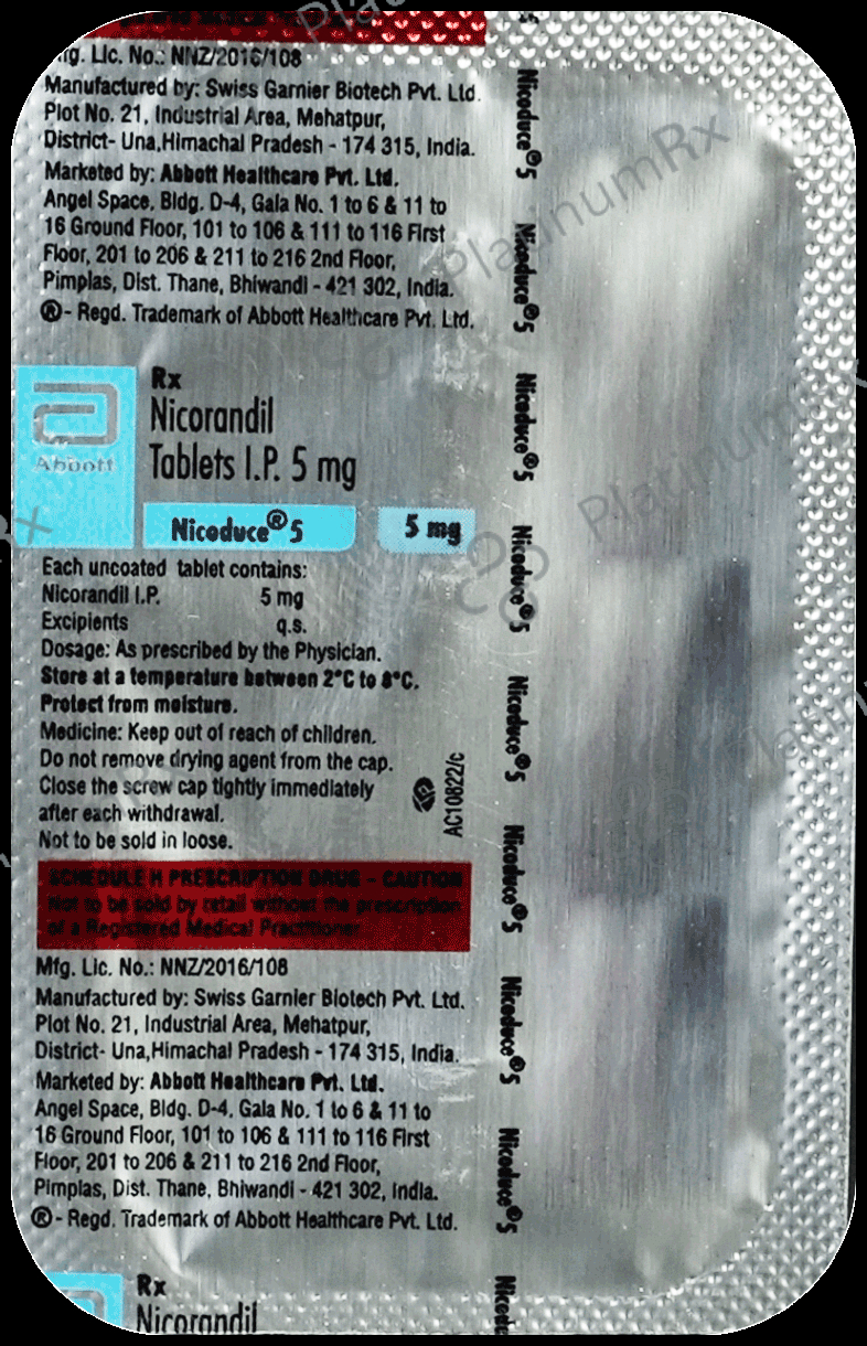 Nicoduce 5mg Tablet 20s