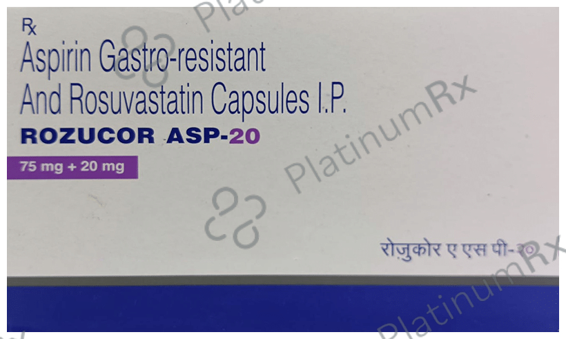 Rozucor ASP 20/75mg Capsule 10s