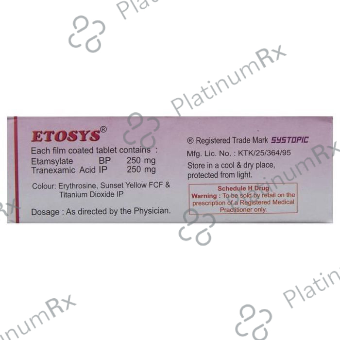 Etosys 250/250mg Tablet 10s