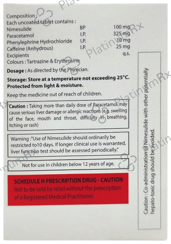 Nimvax Cold N Flu Tablet