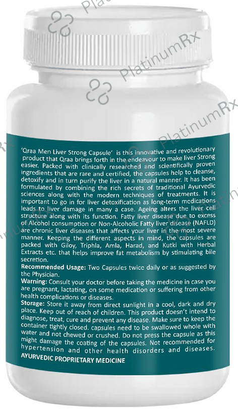 Qraa Men Liver Strong Capsule 60 capsules