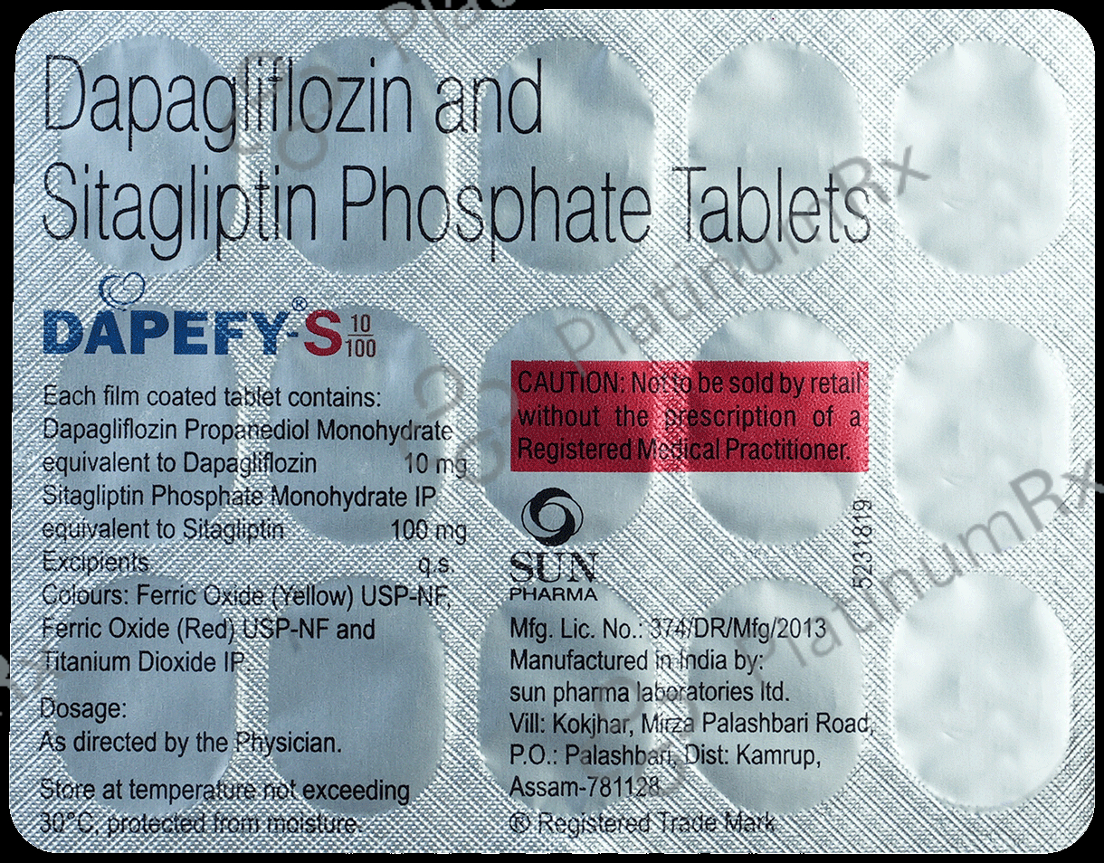 Dapefy S 10/100mg Tablet 15s