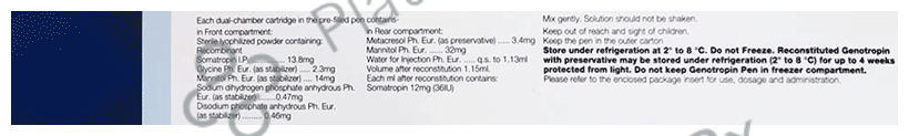 Genotropin 12mg Solution for Injection