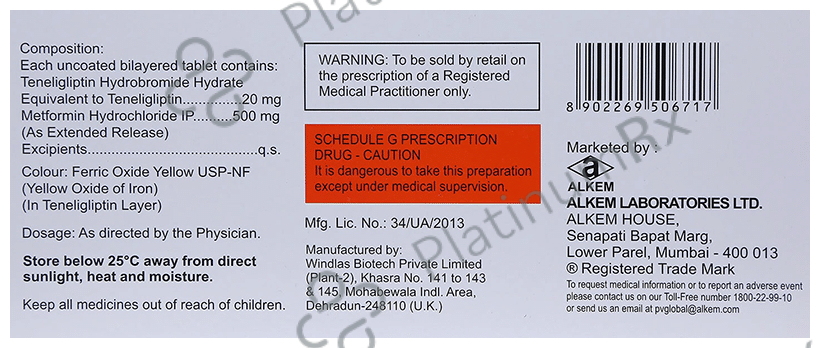 Teglipt M 500mg/20mg Tablet