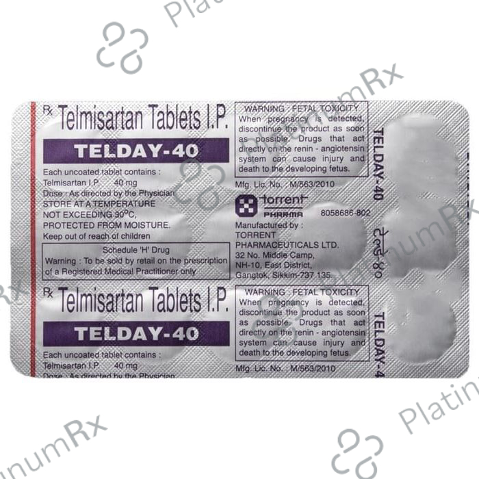 Telday 40mg Tablet 15s