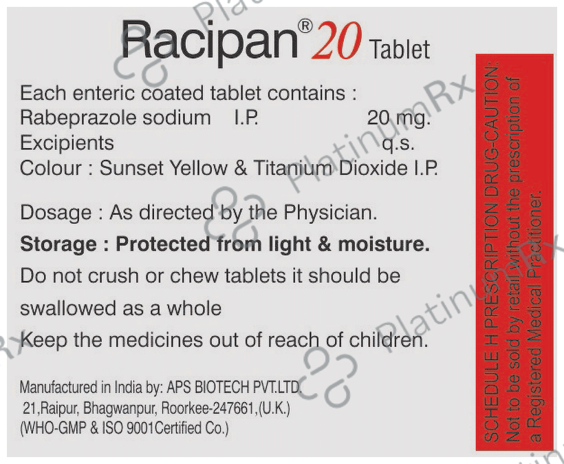 Racipan 20 Tablet