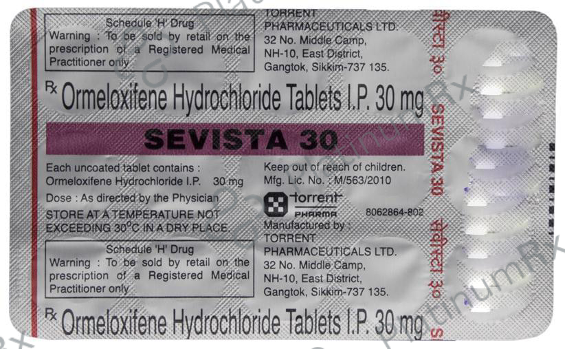 Sevista 30mg Tablet 15s
