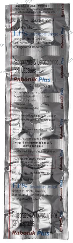 Rabonik Plu 75/20mg Capsule SR 10s