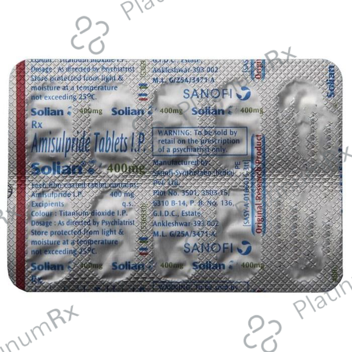 Solian 400mg Tablet 10s