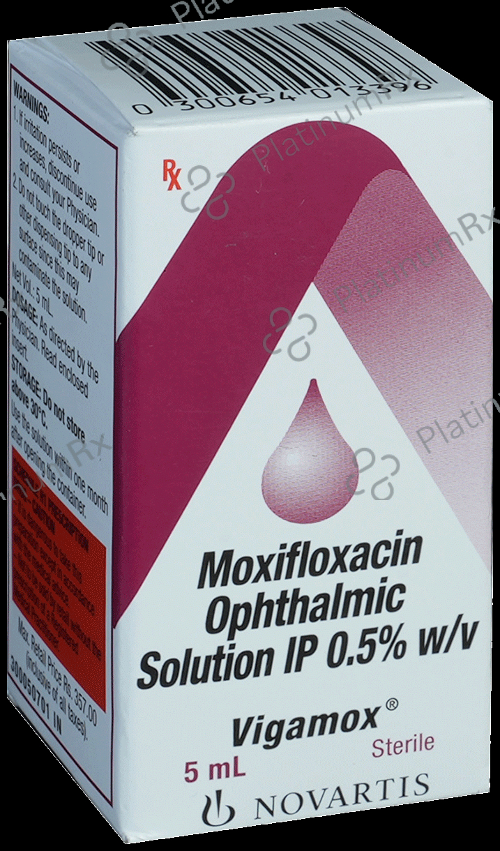 Vigamox 0.5% Ophthalmic Solution 5ml