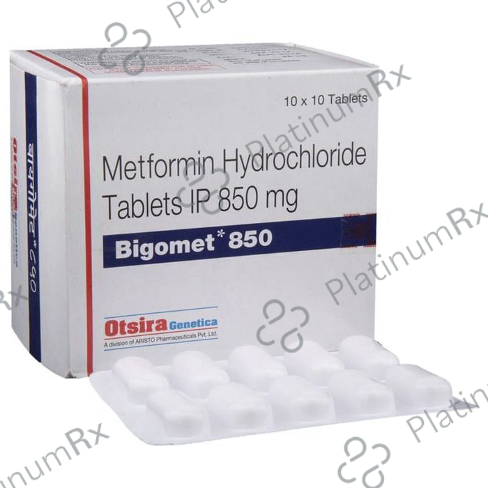 Bigomet 850mg Tablet 10s