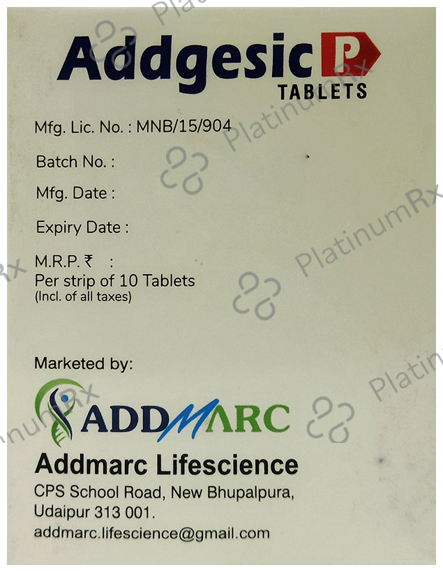 Addgesic P Tablet