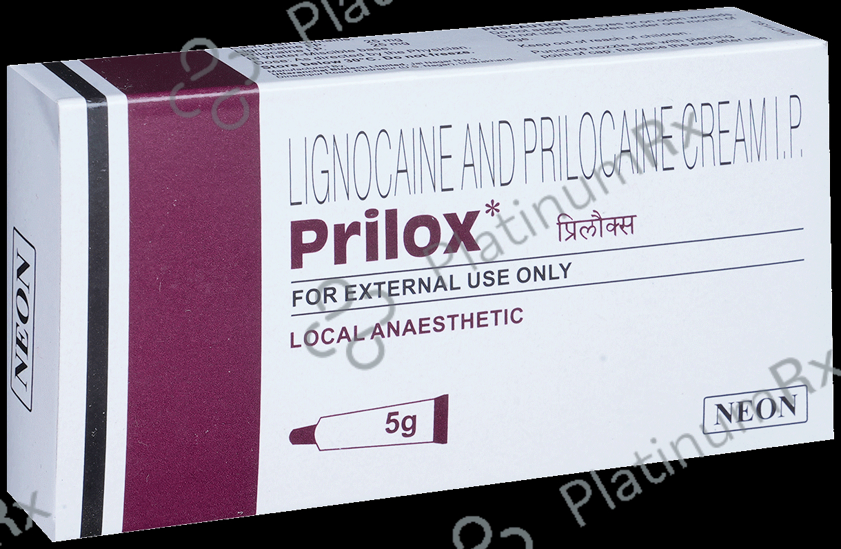 Prilox 25.25mg Cream 5gm