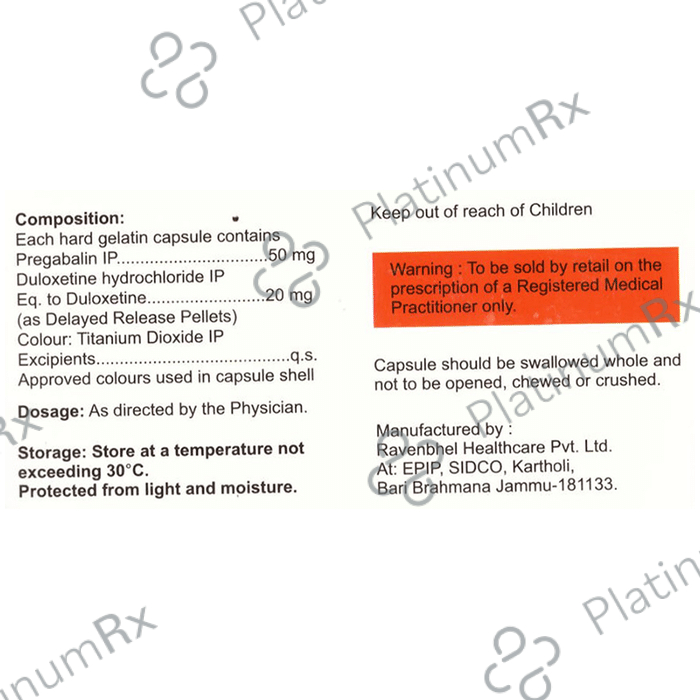 Nervmax-D 50/20 Capsule DR