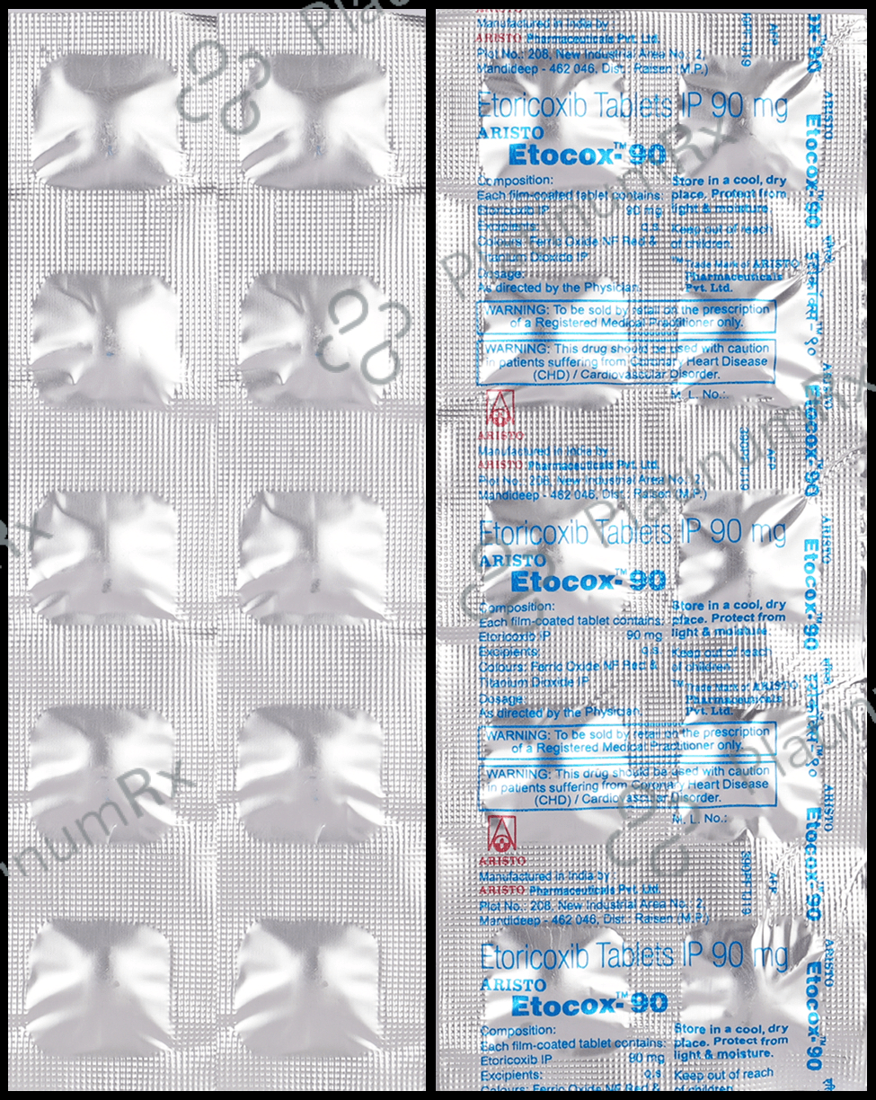 Etocox 90mg Tablet 10s
