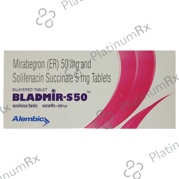 Bladmir S 50/5mg Tablet ER 10s