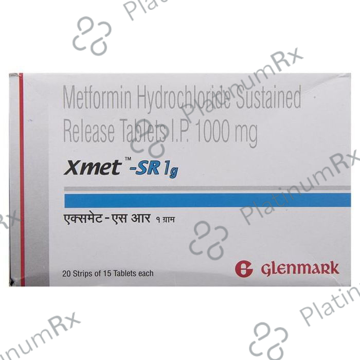 Xmet SR 1000mg Tablet 15s